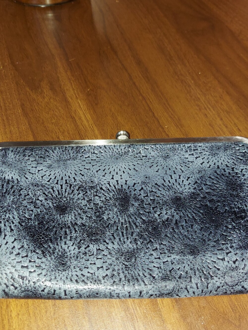 Hobo Clutch/wallet Black Leather.
